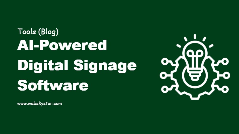 AI-Powered Digital Signage Software