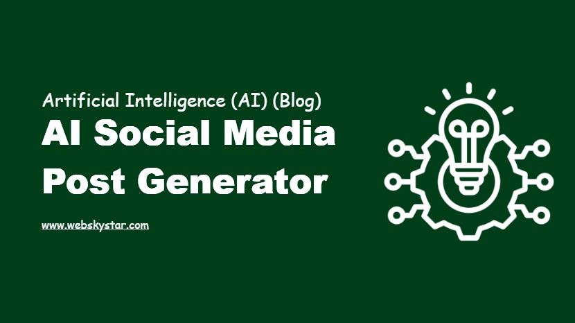 AI Social Media Post Generator