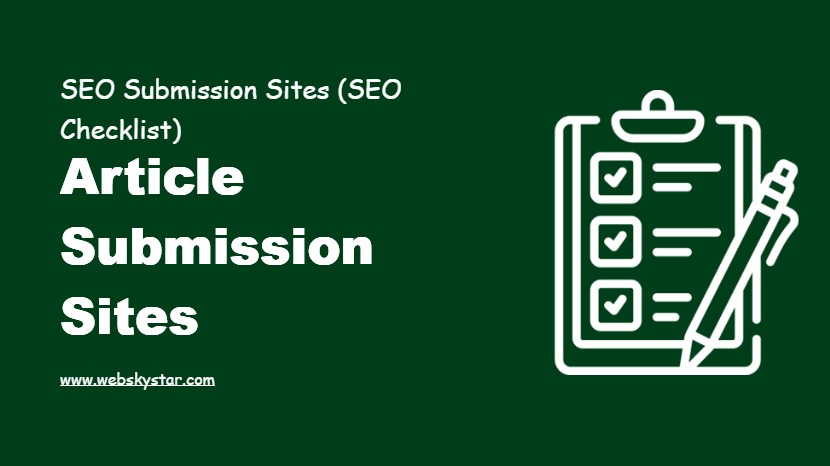 Free Article Submission Sites