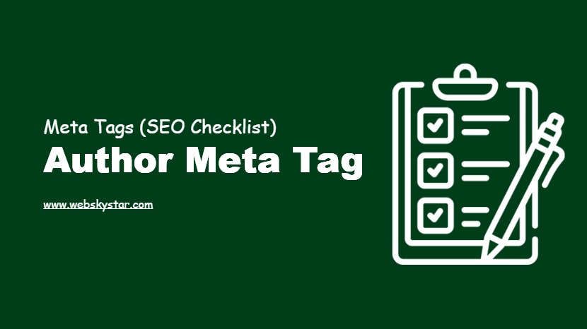 Author Meta Tag