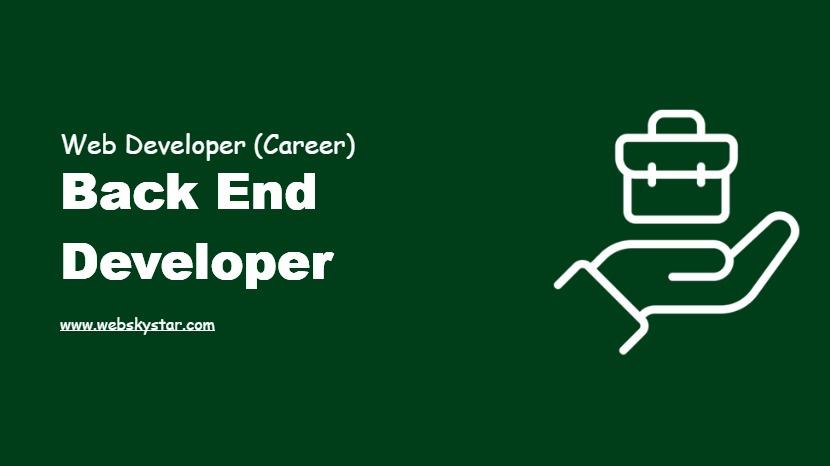 Back End Developer