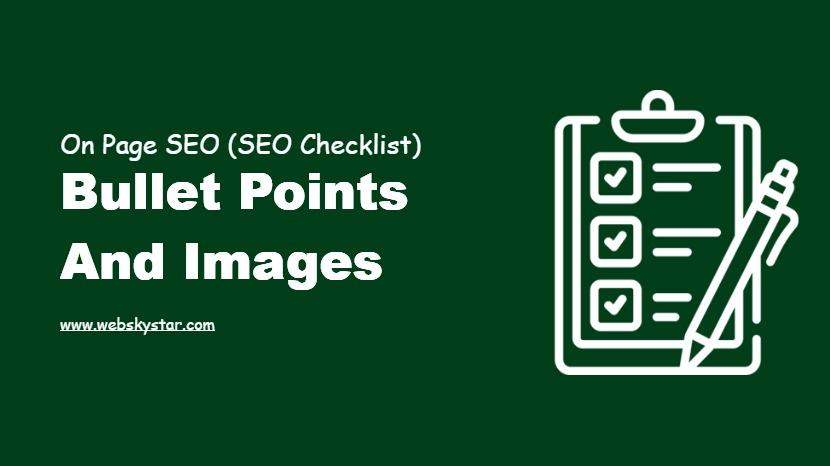 Bullet Points and Images