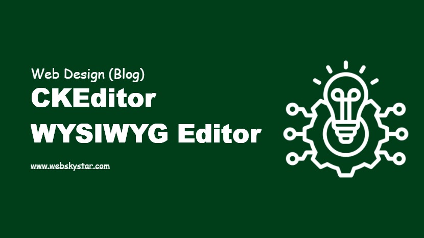 CKEditor WYSIWYG Editor