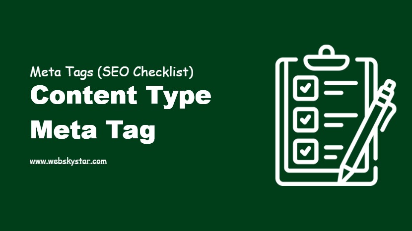 Content Type Meta Tag