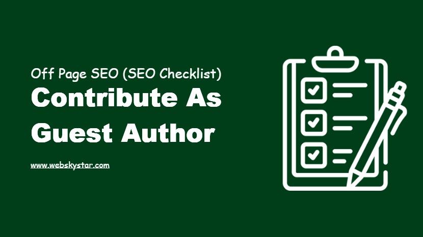 Contribute as Guest Author