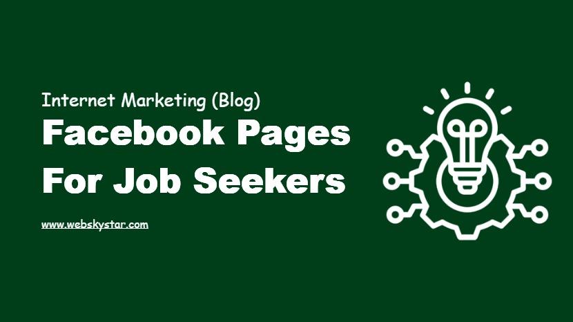 Facebook Pages for Job Seekers