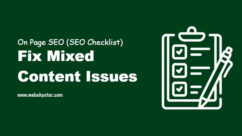 Fix Mixed Content Issues