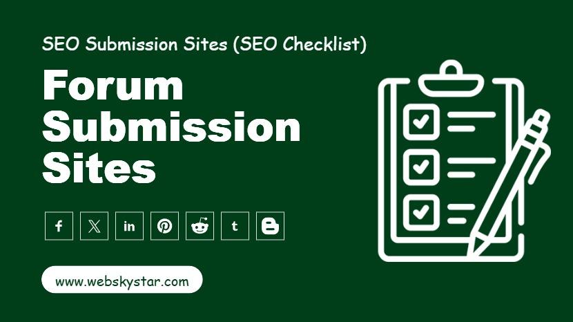 Forum Submission Sites