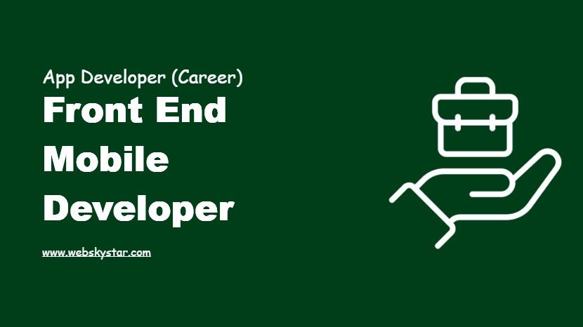 Front End Mobile Developer