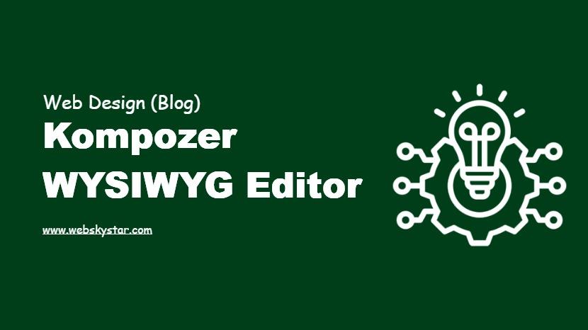 Kompozer WYSIWYG Editor