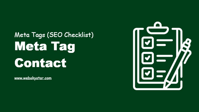 Meta Tag Contact