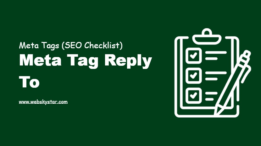 Meta Tag Reply To