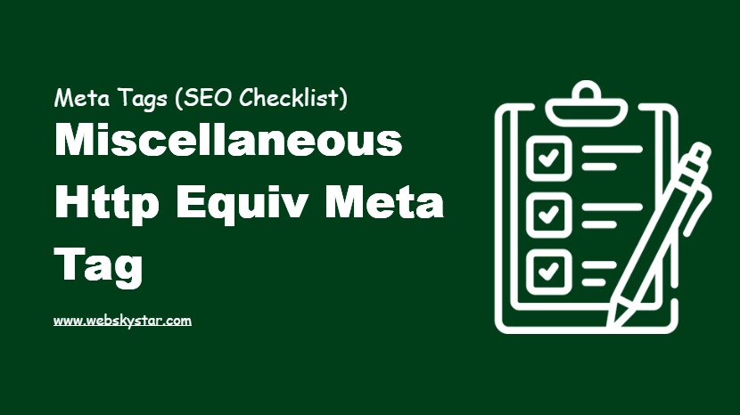 Miscellaneous Http Equiv Meta Tag