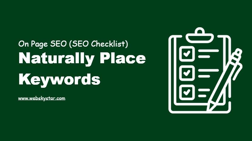 Naturally Place Keywords