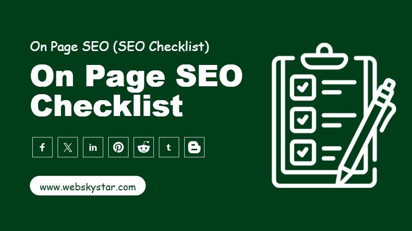 On Page SEO Checks