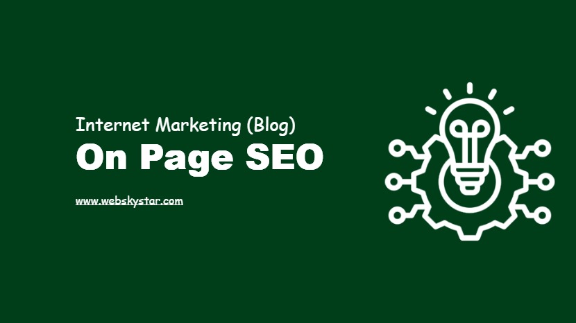 On Page SEO