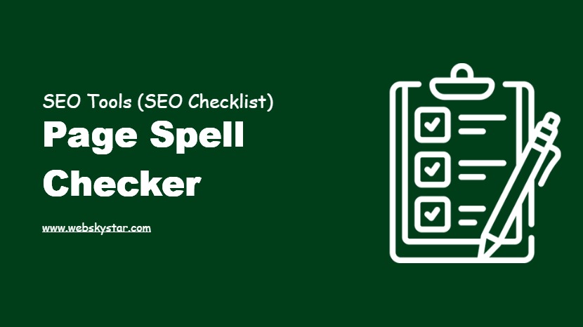 Page Spell Checker