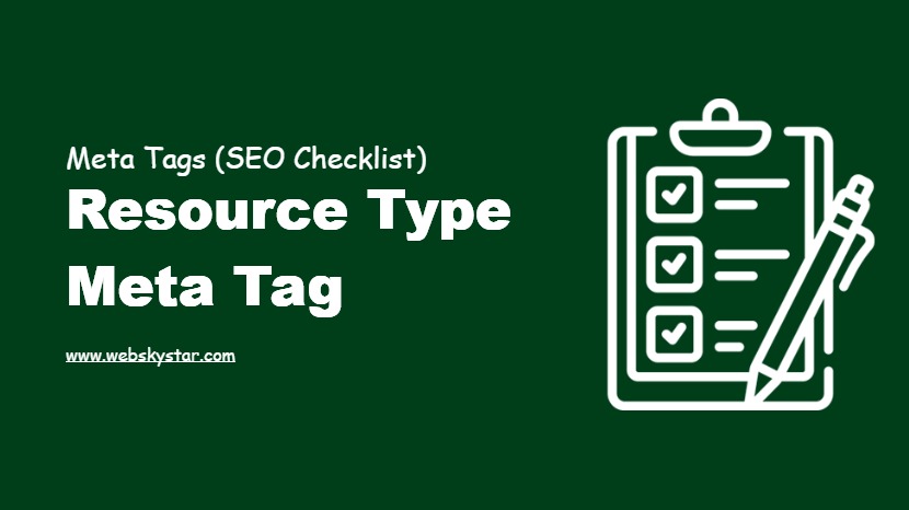 Resource Type Meta Tag