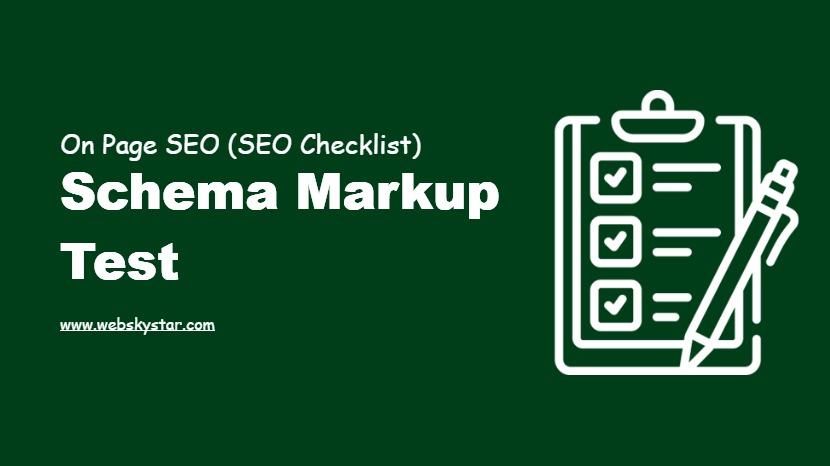 Schema Markup Test