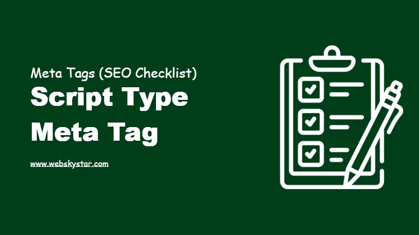 Script Type Meta Tag