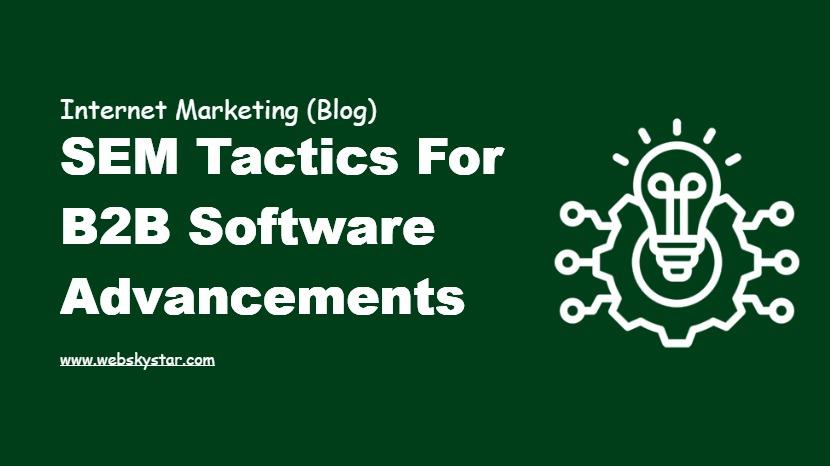 SEM Tactics for B2B Software Advancements