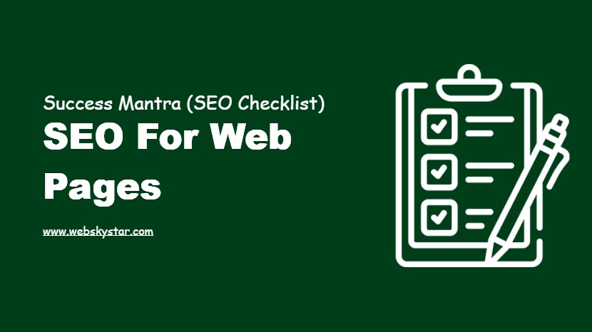 SEO for Web Pages