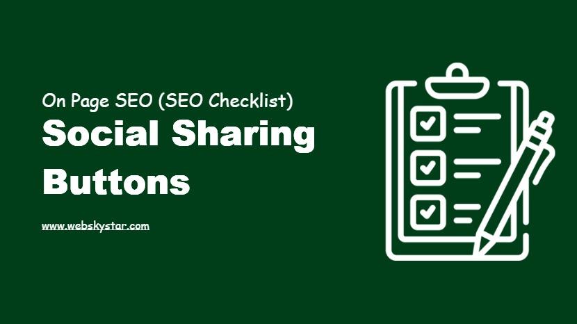 Social Sharing Buttons
