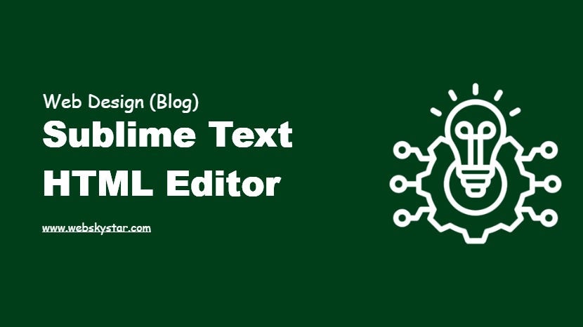 Sublime Text HTML Editor
