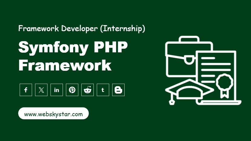 Symfony PHP Framework Internship