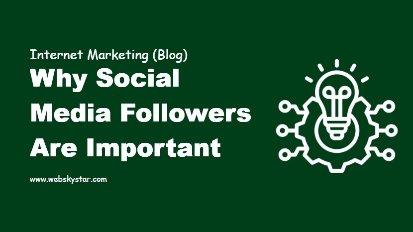 Why Social Media Followers are Important
