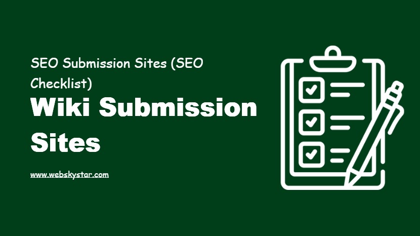 Wiki Submission Sites