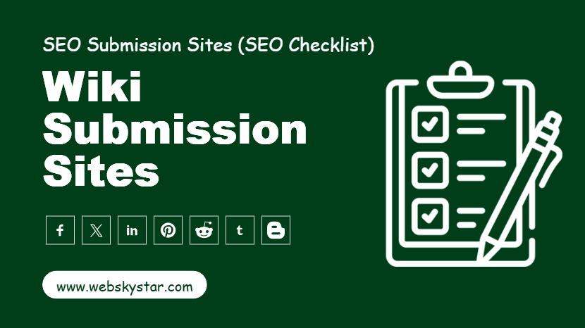 Wiki Submission Sites