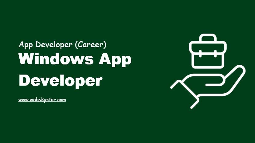 windows app developer